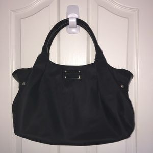 KATE SPADE Black Nylon Hobo